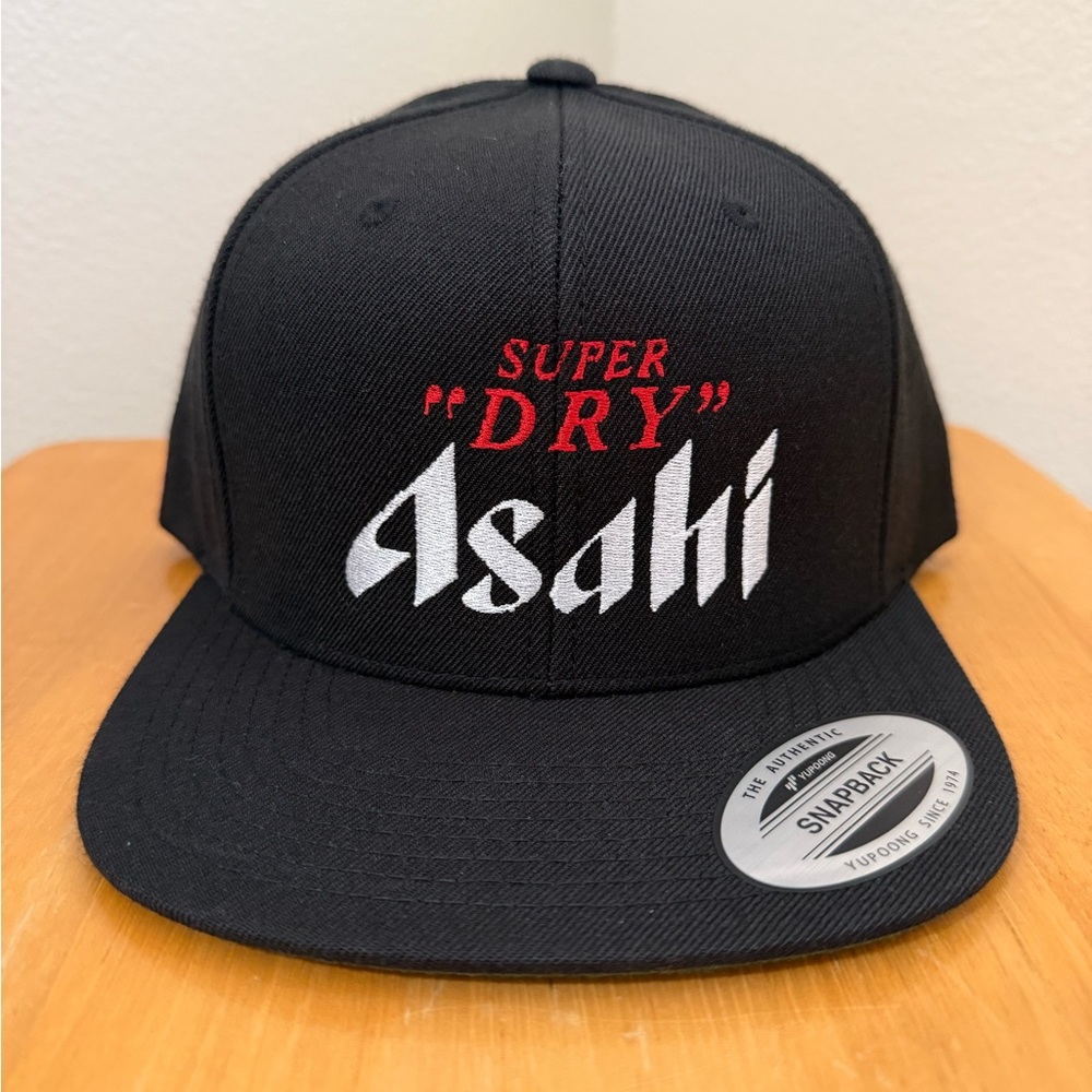 Asahi Super Dry Black Snapback Hat
